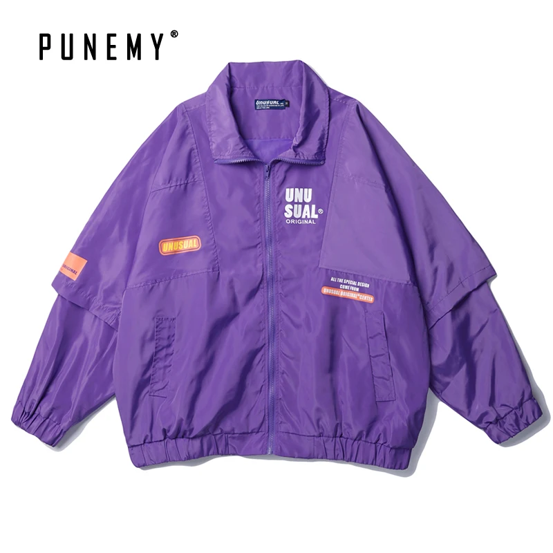 Винтажные уличные мужские тренерские куртки пальто ветровка Harajuku хип хоп