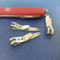 stainless steel bag waist belt hanging clip mini silver metal key buckles portable pocket clips carabiner outdoor gadgets