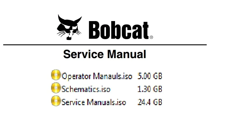 

BOBCAT Service Manuals ,Schematics and Operator Manuals [19.1 GB]