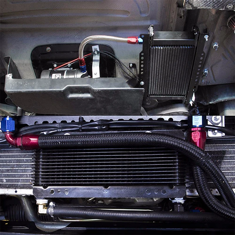 19 Row AN10 Универсальный Масляный радиатор британского типа для передачи двигателя