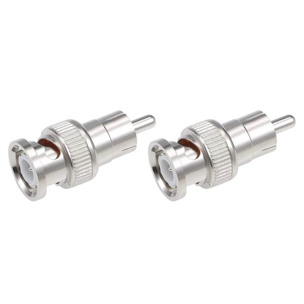 2/5/10PCS/lot BNC security system Male revolution RCA male Connectors Cable Adapters Coaxial | Transmission & Cables