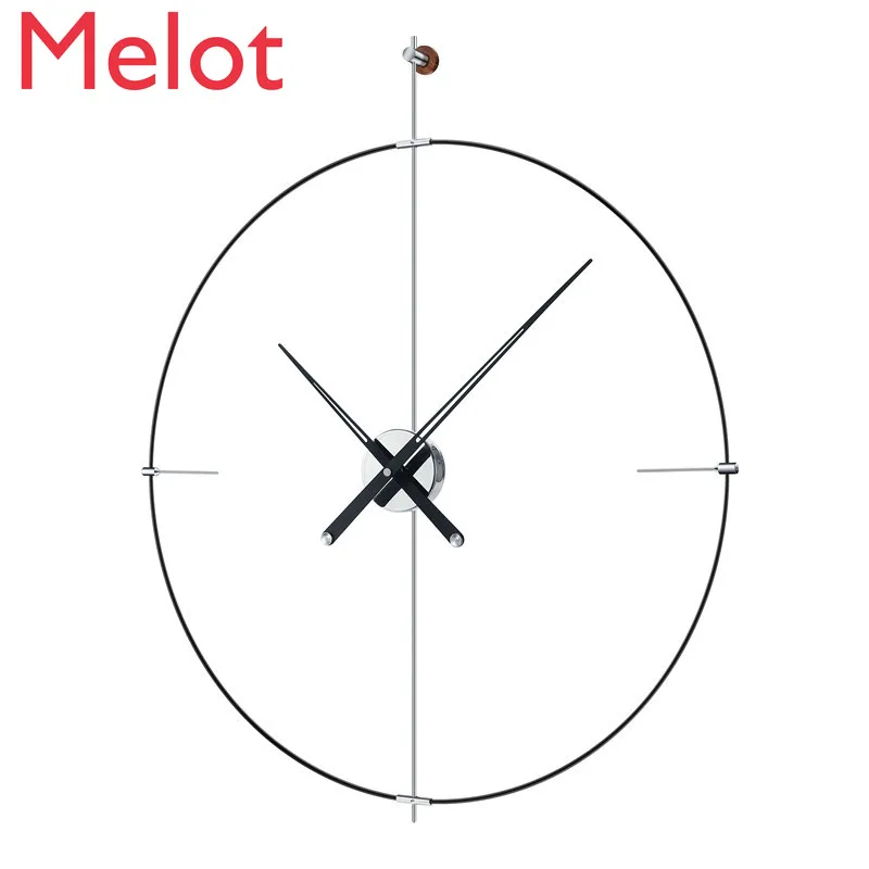 

Spanish Wall Clock Simple Designer Affordable Luxury Minimalist Clock Nordic Living Room Decorative Creative Clock wall clock