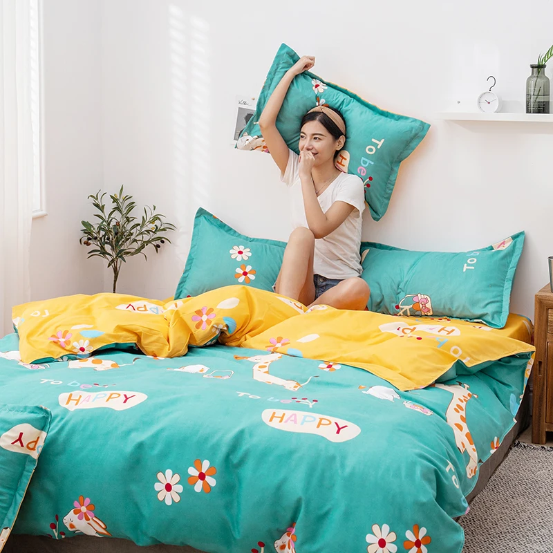 

2020 printed 220x240 Duvet Cover Pillowcase 3pcs ,Bedding Set,150x200 Child Quilt Cover Single Double Queen King Size Bed Sets