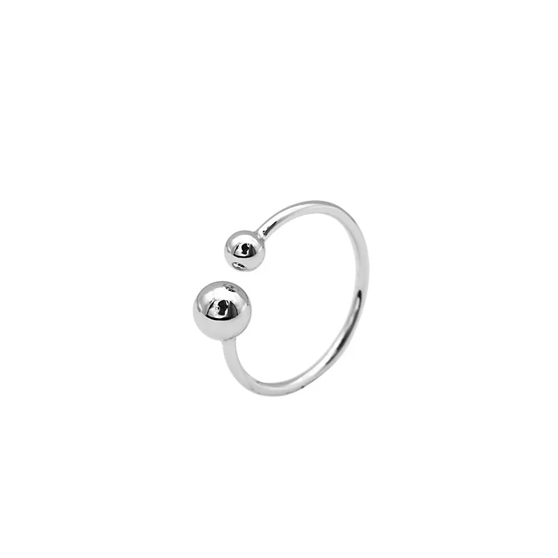 

LKO 925 Sterling Silver Cute Dolphin Adjustable Opening Rings for Women Fashion Party Charm Female Engagement Accessories