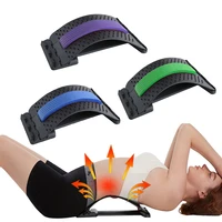 back massager stretcher tools neck stretch massage spinal waist pain relief therapy chiropractic lumbar support humpback device