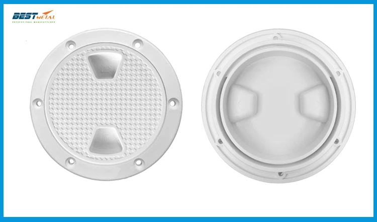 4 дюймовая 6 8 белая винтовая контрольная панель для Люка морской яхты съемная