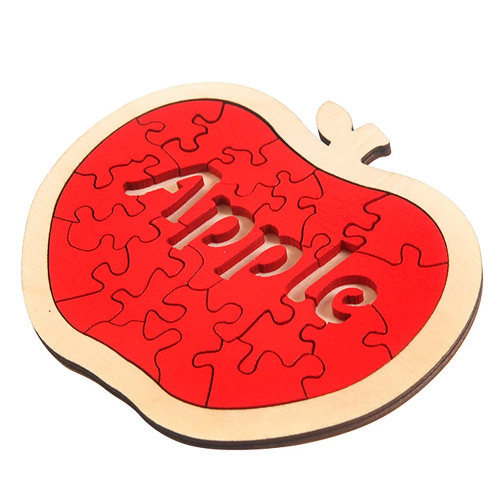 

Новые Детские деревянные игрушки, Необычные красные яблоки, 3D головоломки, деревянные детские игрушки для детей дошкольного возраста, обуч...