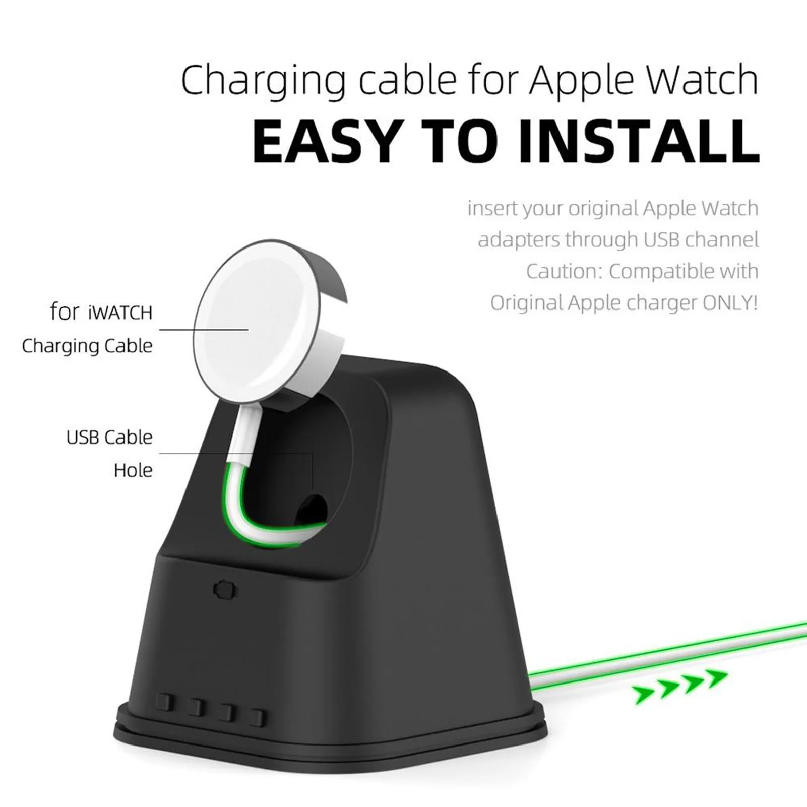 

Portable Charging Dock Stand Holder for iWatch Series 1/2/3/4/5 Smart Watches