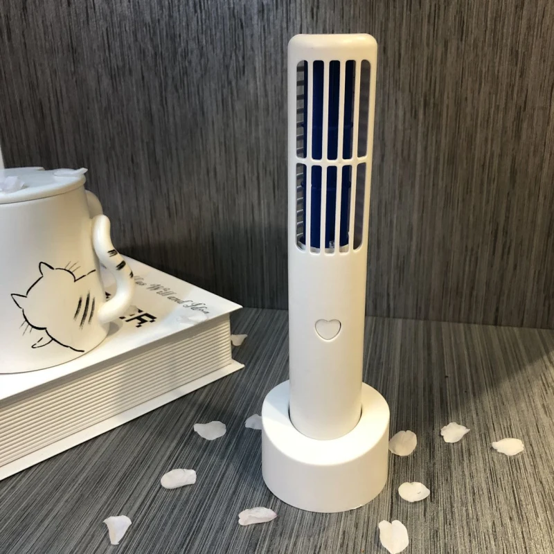 

Electric Leafless Fan Portable Wireless USB Charging Mini Handheld Fan Portable Mini Cooler Leafless Handheld Fan Home Decor