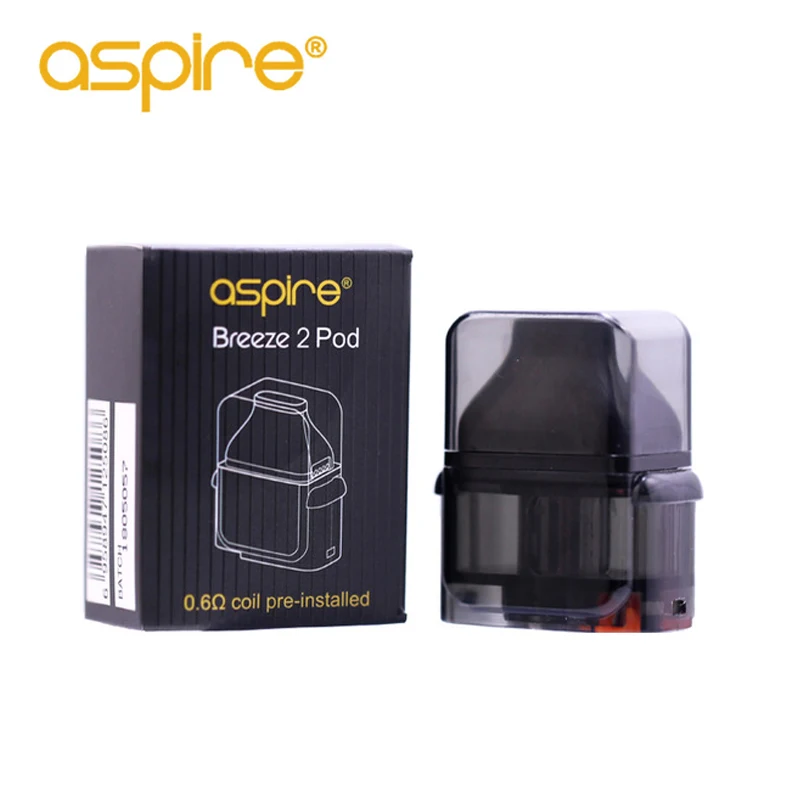 Aspire Breeze 2 AIO вейп pod мл и 3 емкость 0 6ом сменная катушка для вейпинга атомайзер