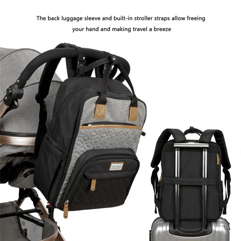 

Maternity Kit Backpack Mom Waterproof Stroller Organizers Travel Wet Packs Baby Trolley Diaper Changing Bag In The Hospital