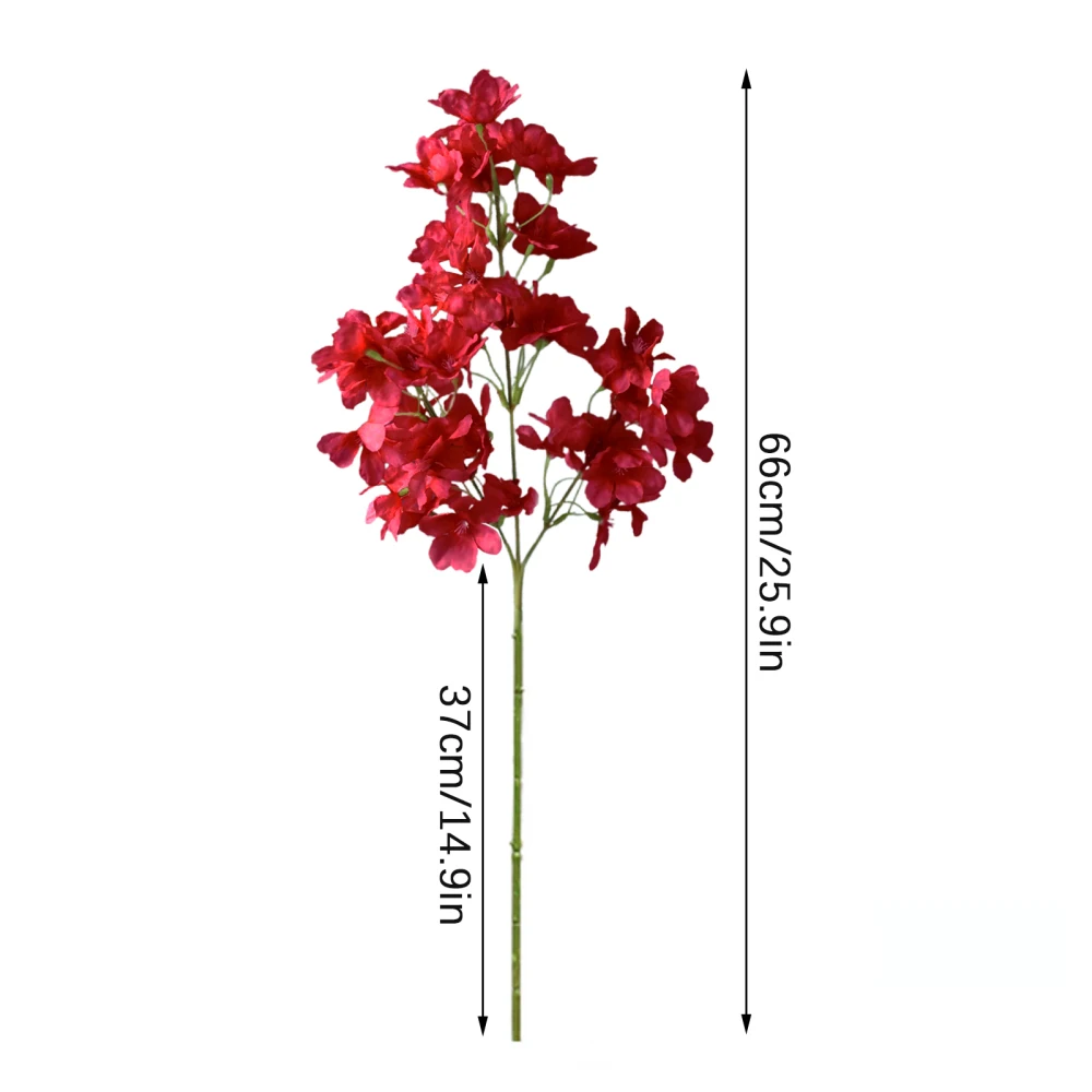 Элегантный искусственный цветок искусственная ветка вишни украшение имитация