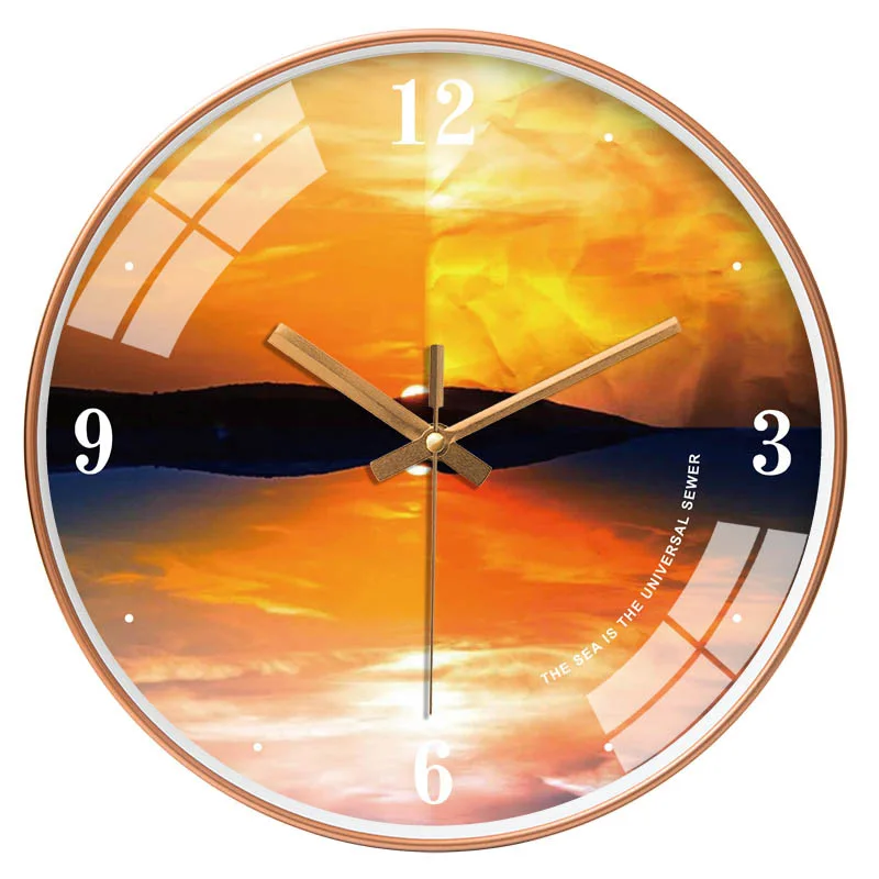 

Clock Creative Clock Living Room Creative Sea Art Modern Simple Clock Silent Wall Clock Bedroom Living Room Home Decoration 2020