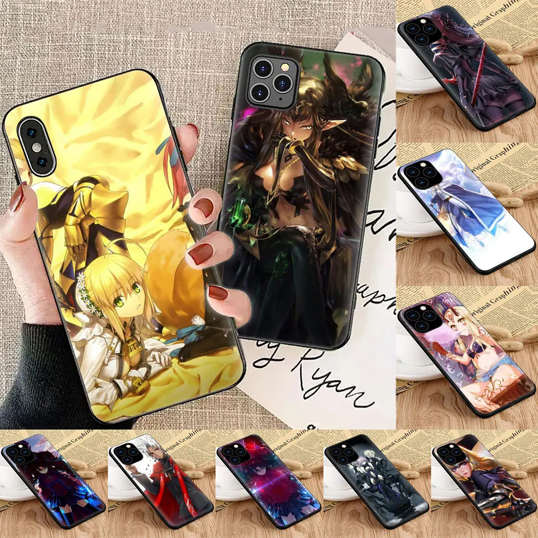 Fate Grand Order Мягкий силиконовый чехол для телефона iPhone 5 6 7 8 11 5S 6s Plus X XS XR Max Pro|Чехлы-накладки| |
