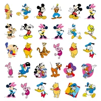disney donald duck mickey mouse couple tigger characters epoxy resin charms acrylic anime design diy earrings jewelry accessory