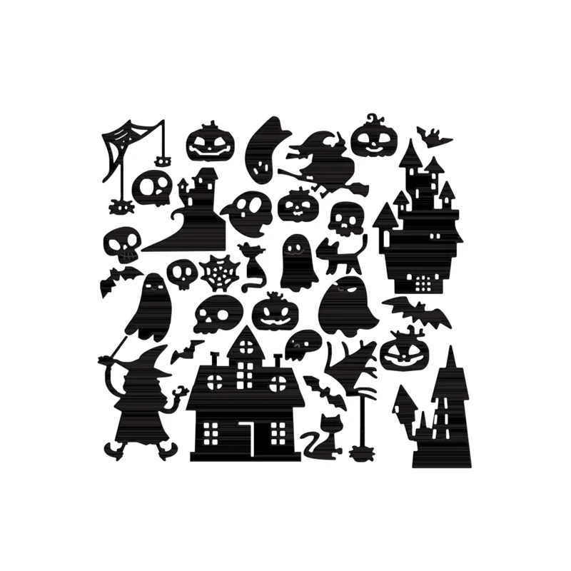 

Halloween Cobweb pumpkin hat bat set frame Metal Cutting Dies Stencils For DIY Decorative Embossing Handcraft Die Template