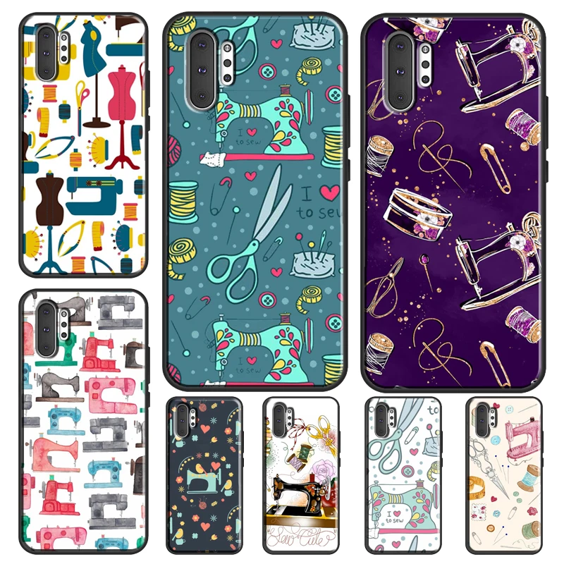 Винтажные Швейные машины для Samsung S9 S10 e S8 S20 Plus Case For Galaxy Note 20 Ultra 9 8 10 Coque Бамперы  | Отзывы и видеообзор -1005001605824800