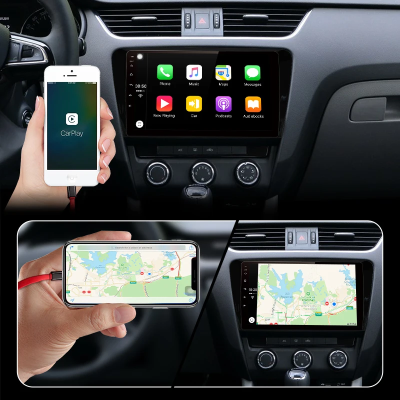 AWESAFE для SKODA Octavia 2013- A7 J10 автомобильный Радио Мультимедиа Видео плеер gps DSP No 2din 2 din Android 9,0 4G+ 64G