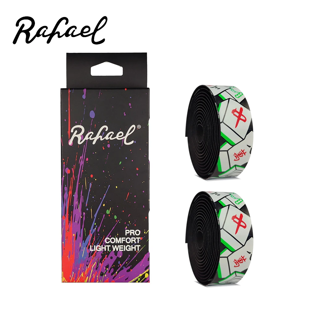 

Cycling Road MTB Chinese Style Mahjong PU Bike Handlebars Shock-absorbing Non-slip Breathable Personality Bicycle Bartapes DD-MJ