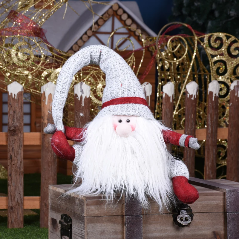 Navidad фигурка, рождественские украшения для дома, рождественские куклы Санта-Клауса, новогодний adornos de navidad Natal, подарок для детей