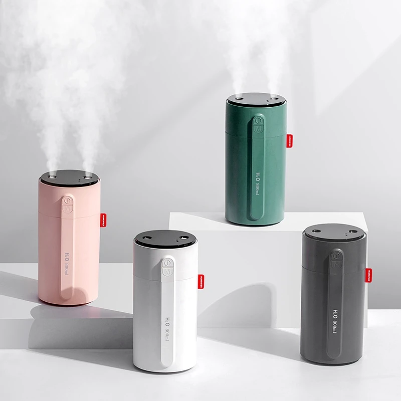 

Dual Nozzle Smart Induction Air Humidifier Portable Wireless USB Water Diffuesr Humidificador 2000mAh Battery Mist Maker Fogger