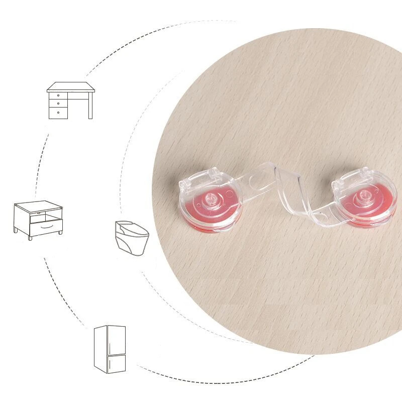 

5Pcs/Lot Child Lock Protection of Children Locking Doors for Children's Safety Kids Safety Plastic Protection Safety Lock