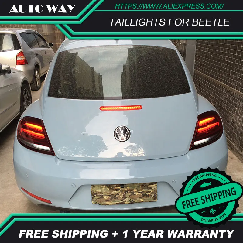 Чехол для стайлинга автомобиля Volkswagen Beetle 2012 2019 задние фонари VW светодиодный