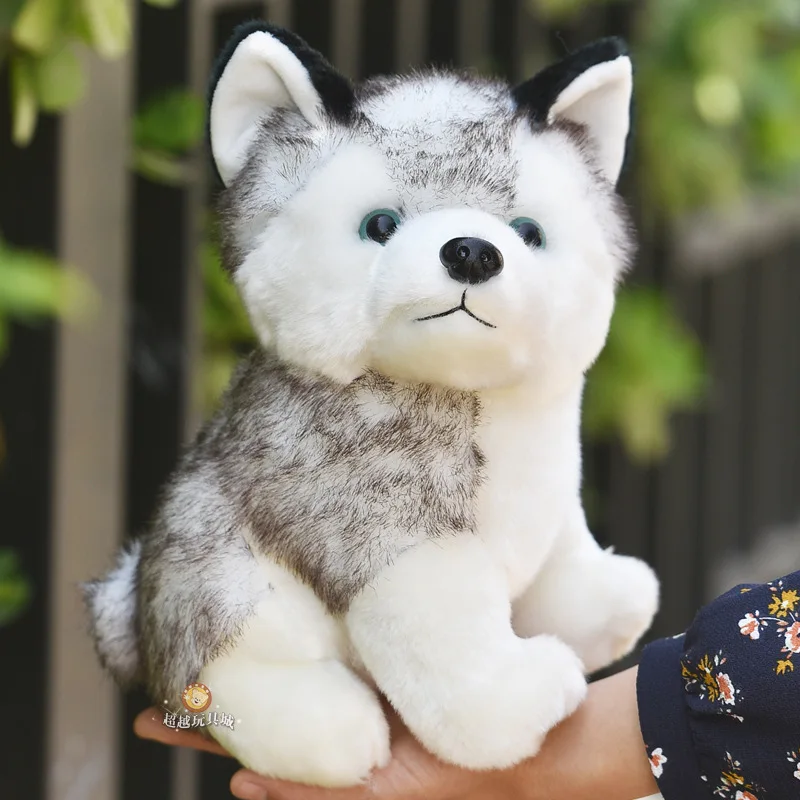 Kawaii щенок мягкие игрушки 10/20 см Милая симуляция хаски собака плюшевые куклы Дети
