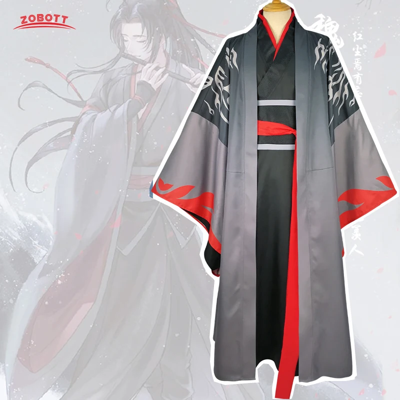 

Wei Wuxian Cosplay Mo Xuanyu Costume Anime Grandmaster of Demonic Cultivation Cosplay Mo Dao Zu Shi Costume Men Full Set Uniform
