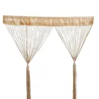 1*2 м вышитая бисером нить занавеска дверная занавеска С Бисером Шторы с кисточкой занавеска s окно настенная панель разделитель комнаты дверной проем домашний Свадебный декор