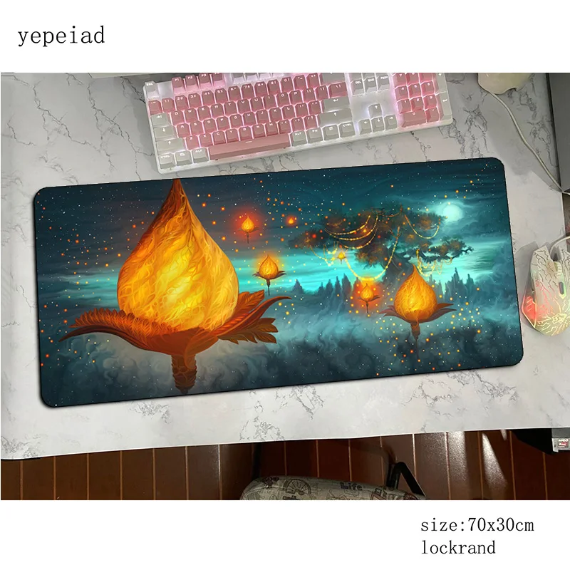 

Fantasy landscape mouse pad 70x30cm mousepads anime gaming mousepad gamer New arrival personalized mouse pads keyboard pc pad