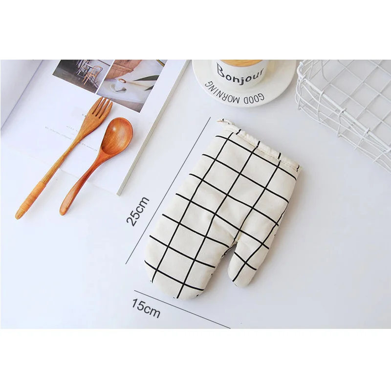 Симпатичные Нескользящие желто Серые Хлопковые модные скандинавские кухонные