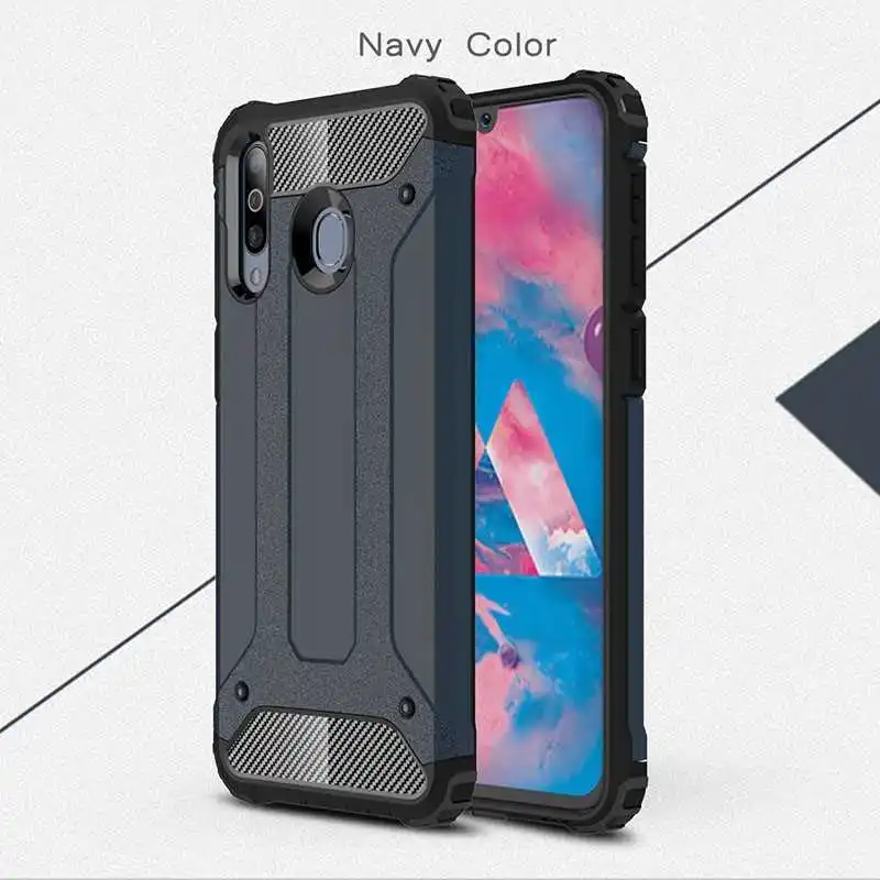 Mokoemi железная Броня ударопрочная 6," для samsung Galaxy A40s чехол для samsung Galaxy A40s чехол для сотового телефона - Цвет: Navy Blue