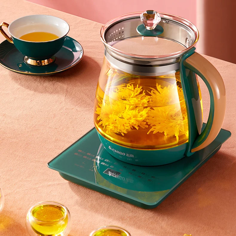 Многофункциональный электрический стеклянный чайник кастрюля для здоровья