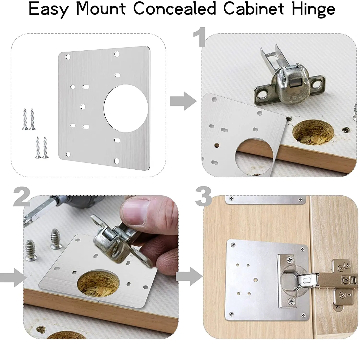 2 шт. петли для дверей шкафа из нержавеющей стали | Строительство и ремонт