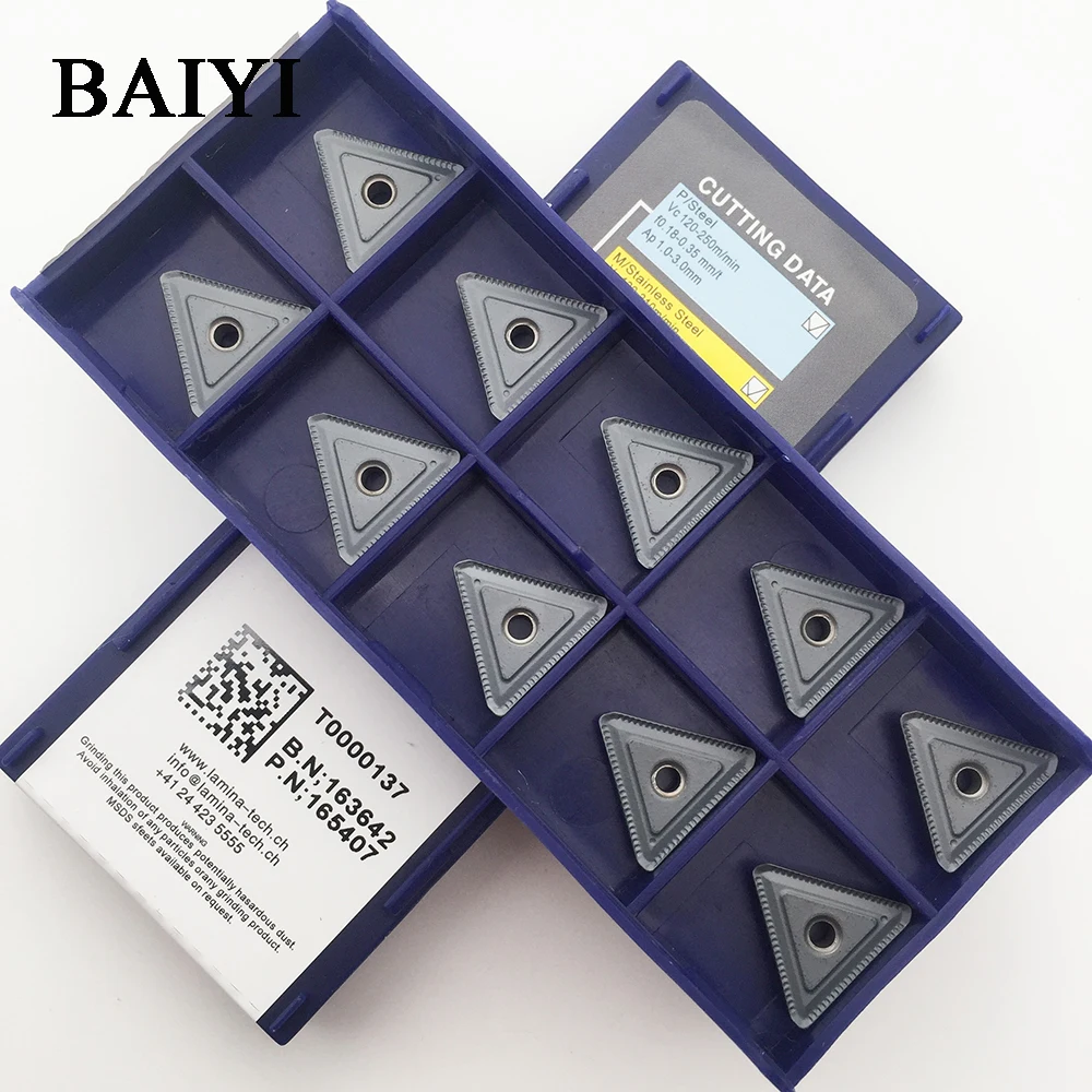 10 шт. TPKR 1603 PDTR LT30 CNC лезвие карбида вставки фрезерные Вставляет инструменты лезвия