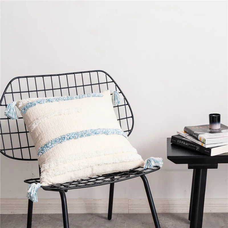 Hand made Вышивка размером 45*45 см квадратная подушка диванная Подушка Чехол Декор