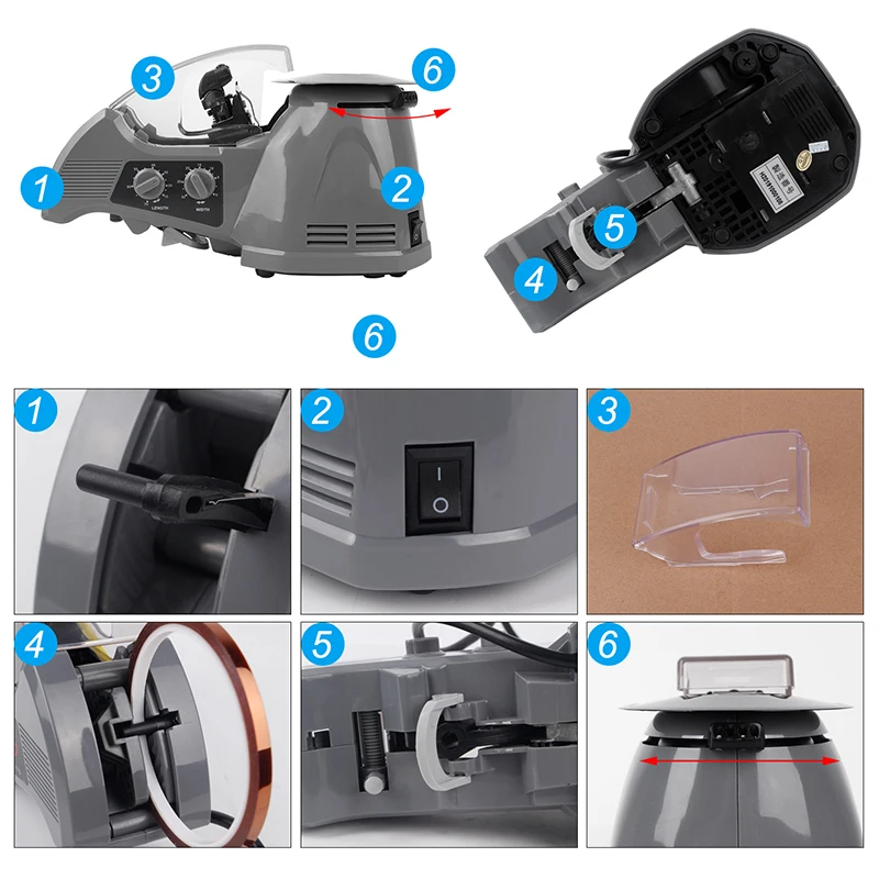 kuaiqu automatic tape dispenser electronic tape machine office equipment tool tape cutting machine width 3mm 25mm 110v 220v free global shipping