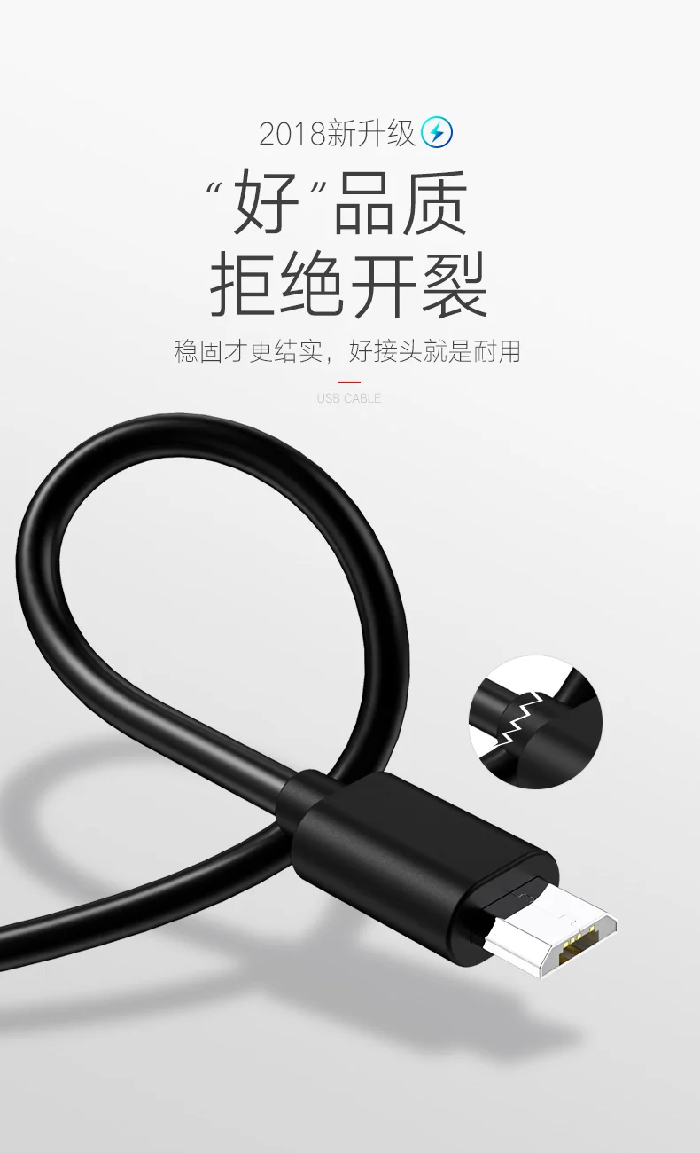 IPSK Micro USB кабель для зарядки мобильных телефонов для смартфонов Android 1 м TPE веревка для Xiaomi huawei samsung LG передача данных