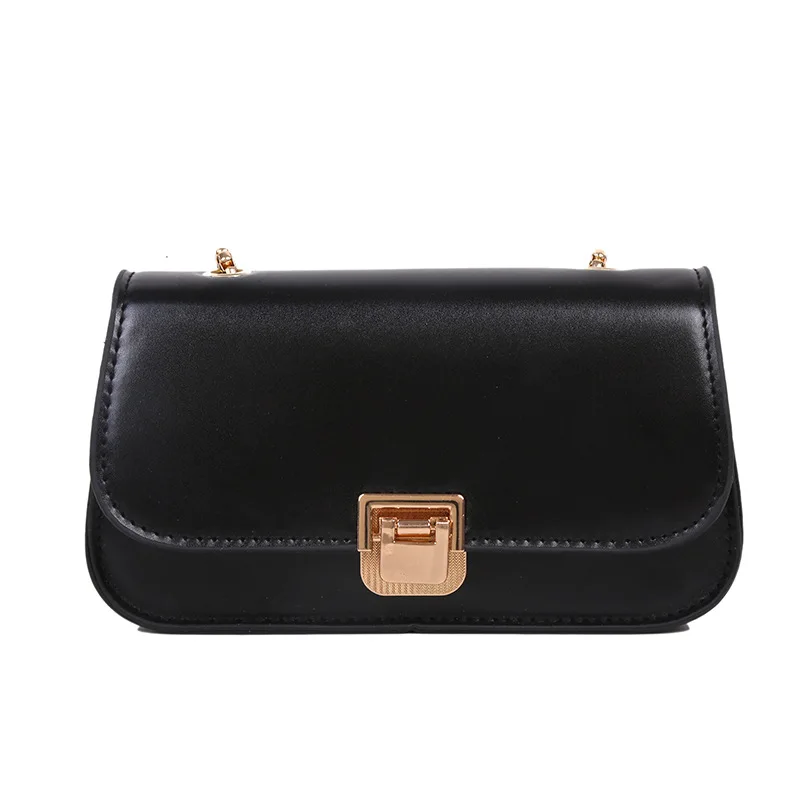 

2021 New Arrivals Women's Shoulder Bags For Female PU Leather Buckles Solid Color Design High Quality Versatile Simple Style Bag