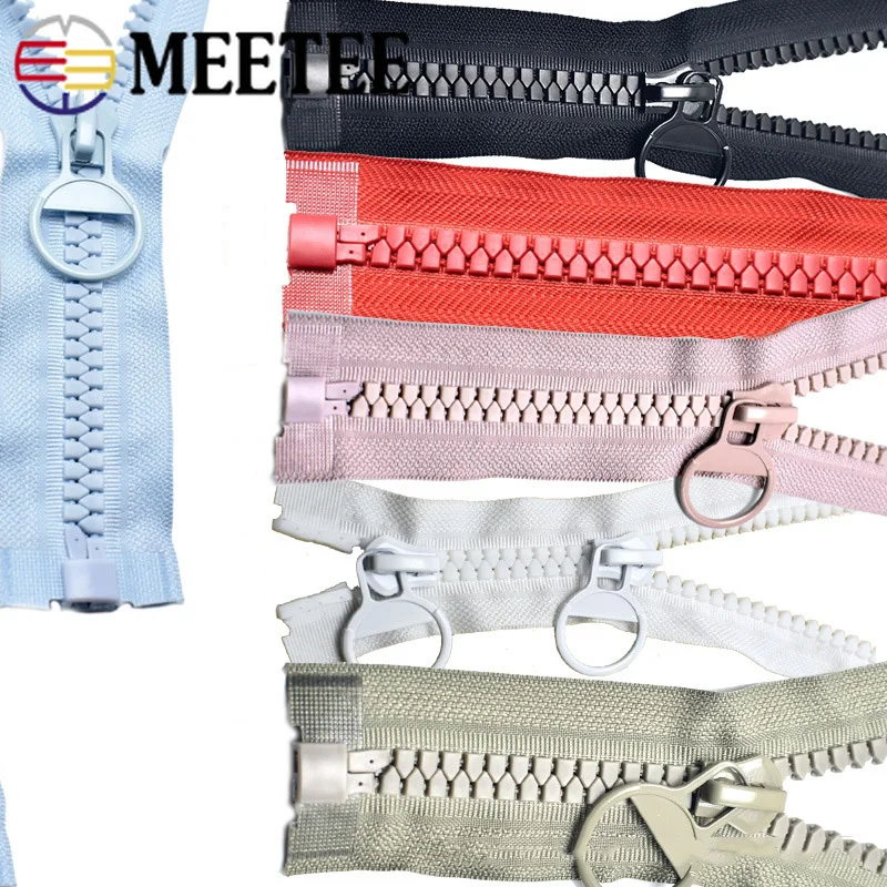 Meetee 10# полимерная молния+ односторонняя/двухсторонняя Выдвижная головка открытый конец для наружного путешествия палатка рюкзак DIY Швейные аксессуары AP671