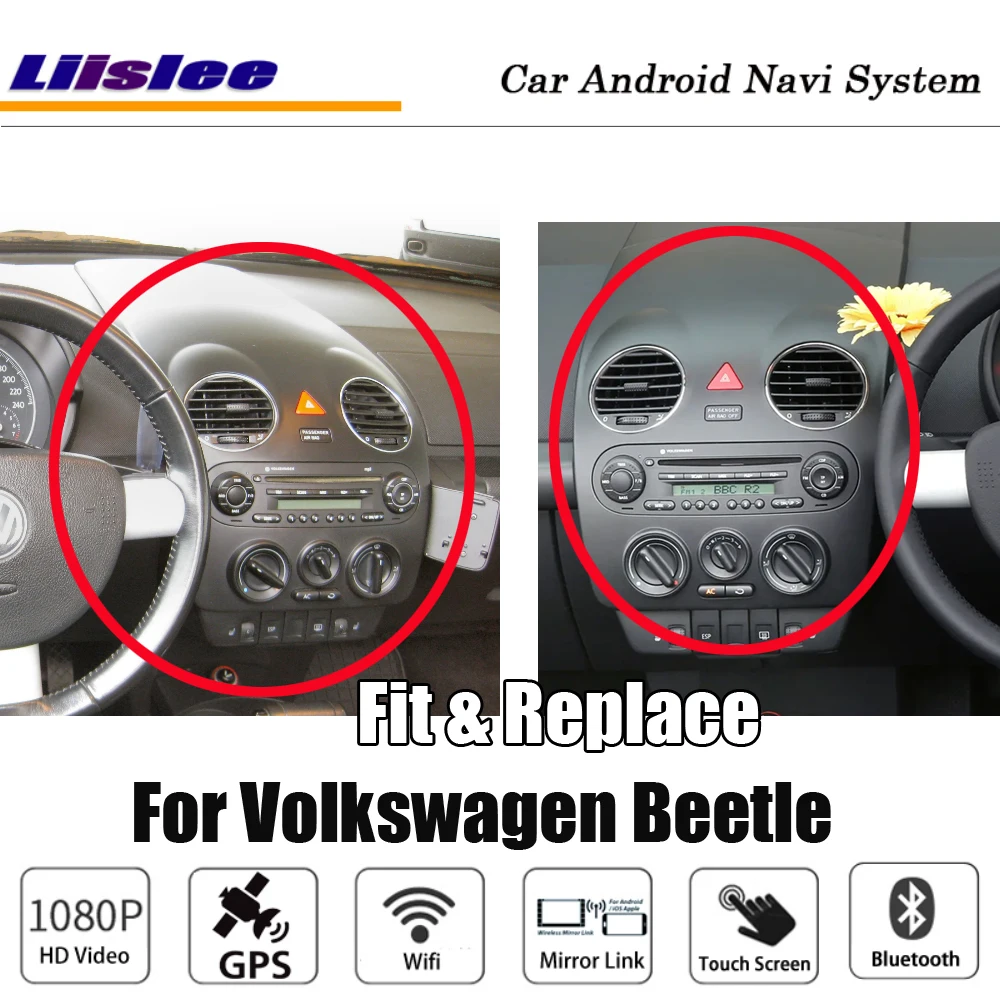Автомобильный мультимедийный плеер Android для VW Beetle 2003 2010 радио видео аудио GPS