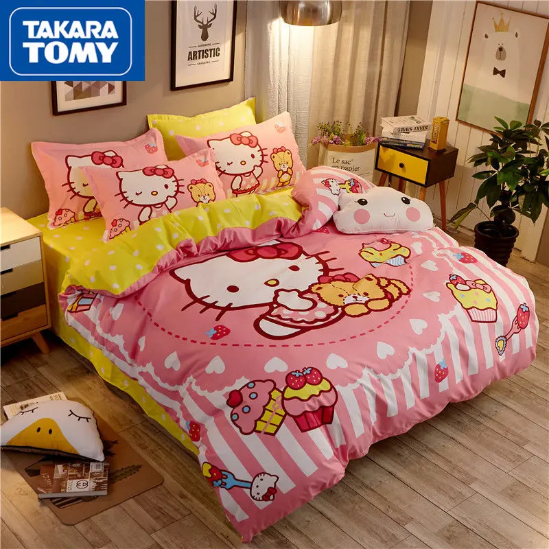 Детское постельное белье хелло китти. Хелоу кит и постельное. 5. Детское постельное белье хелло китти. Постельное белье хелло китти 2 спальное.