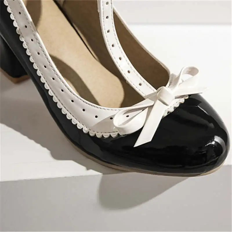 Женские туфли мэри джейн odeina вечерние из лакированной кожи на высоком блочном