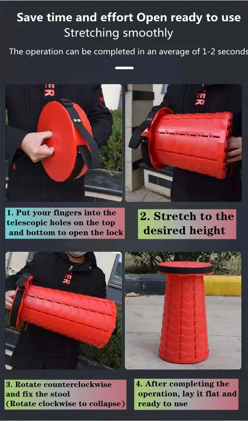 Складной садовый стул для кемпинга портативное телескопическое сиденье рыбалки