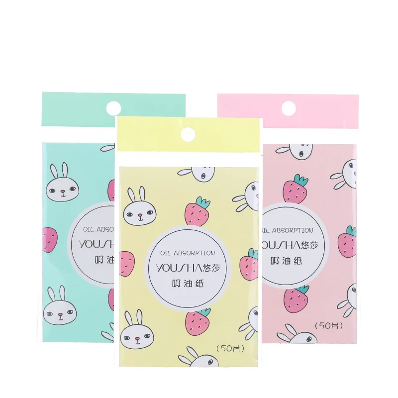 YOUSHA 50pcs face wipes oil blotting sheet makeup tool kit absorbing paper napkin beauty remover Oil Absorbing Sheet | Красота и