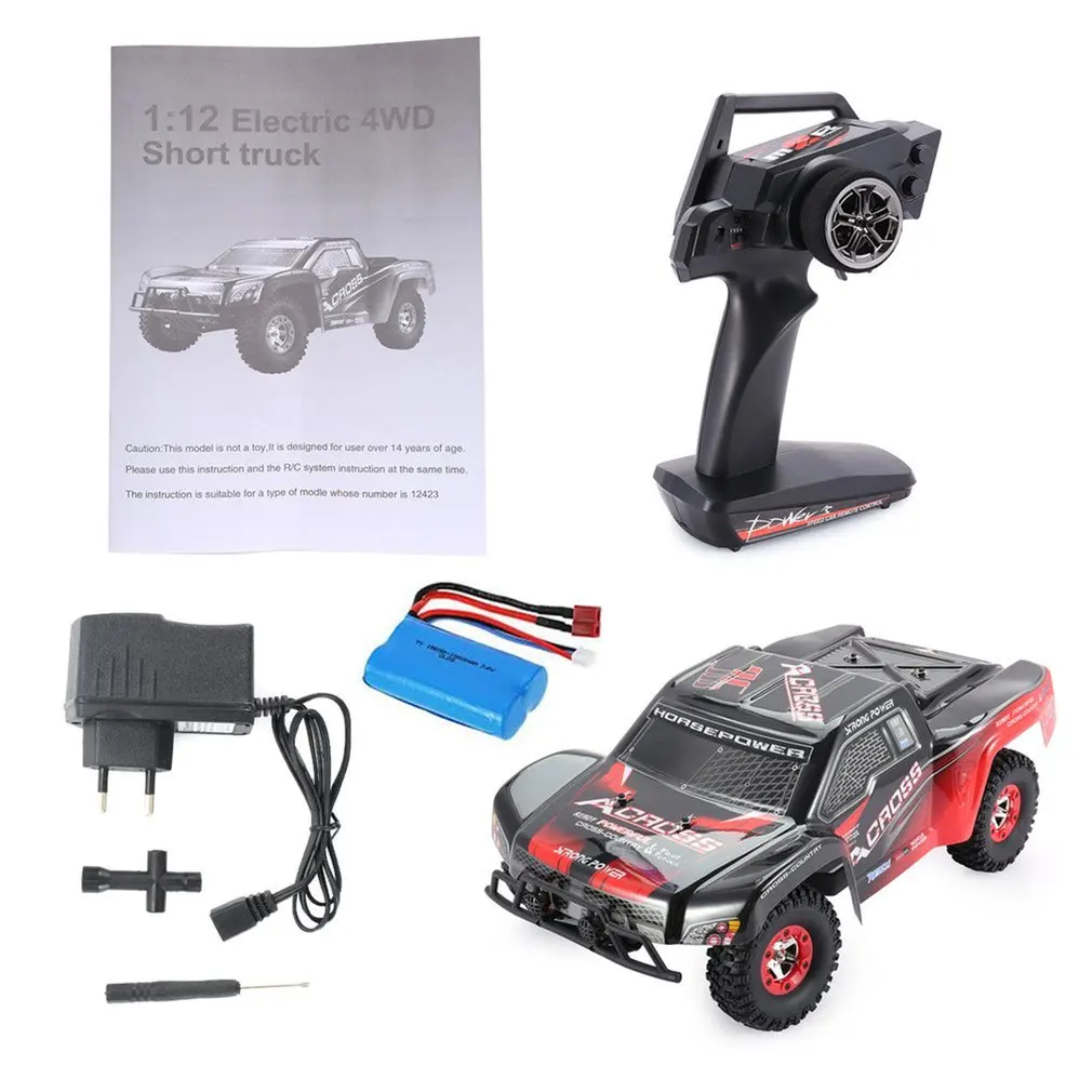 Wltoys машинка багги 12423 1/12 2 4G 4WD высокоскоростной электрический внедорожник с