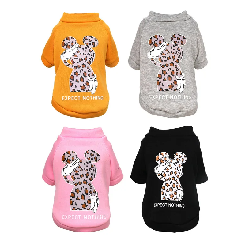 

Autumn Winter Cozy Fleece Pet Dog Clothes for Small Dogs Puppy Hoodie Chihuahua Yorkies Cartoon Costume Ropa Perro 20A