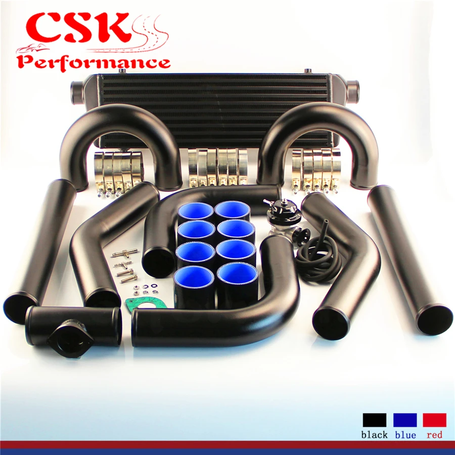 Универсальный интеркулер сделай сам 2 5 дюйма 63 мм + шланг из сплава BOV Turbo Blow Off Valve