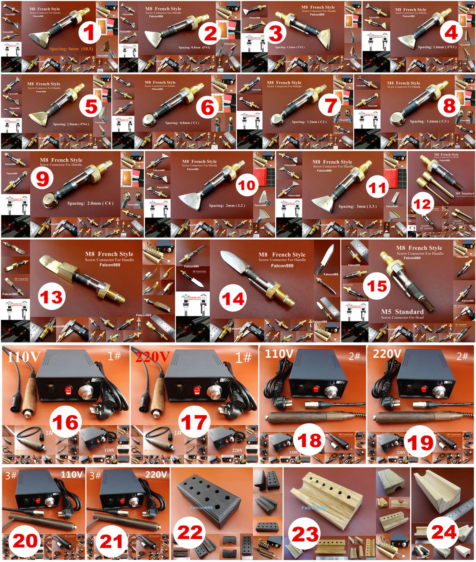 24 вида кожаного ремесла электрическая машина для сгибания кромок паяльная